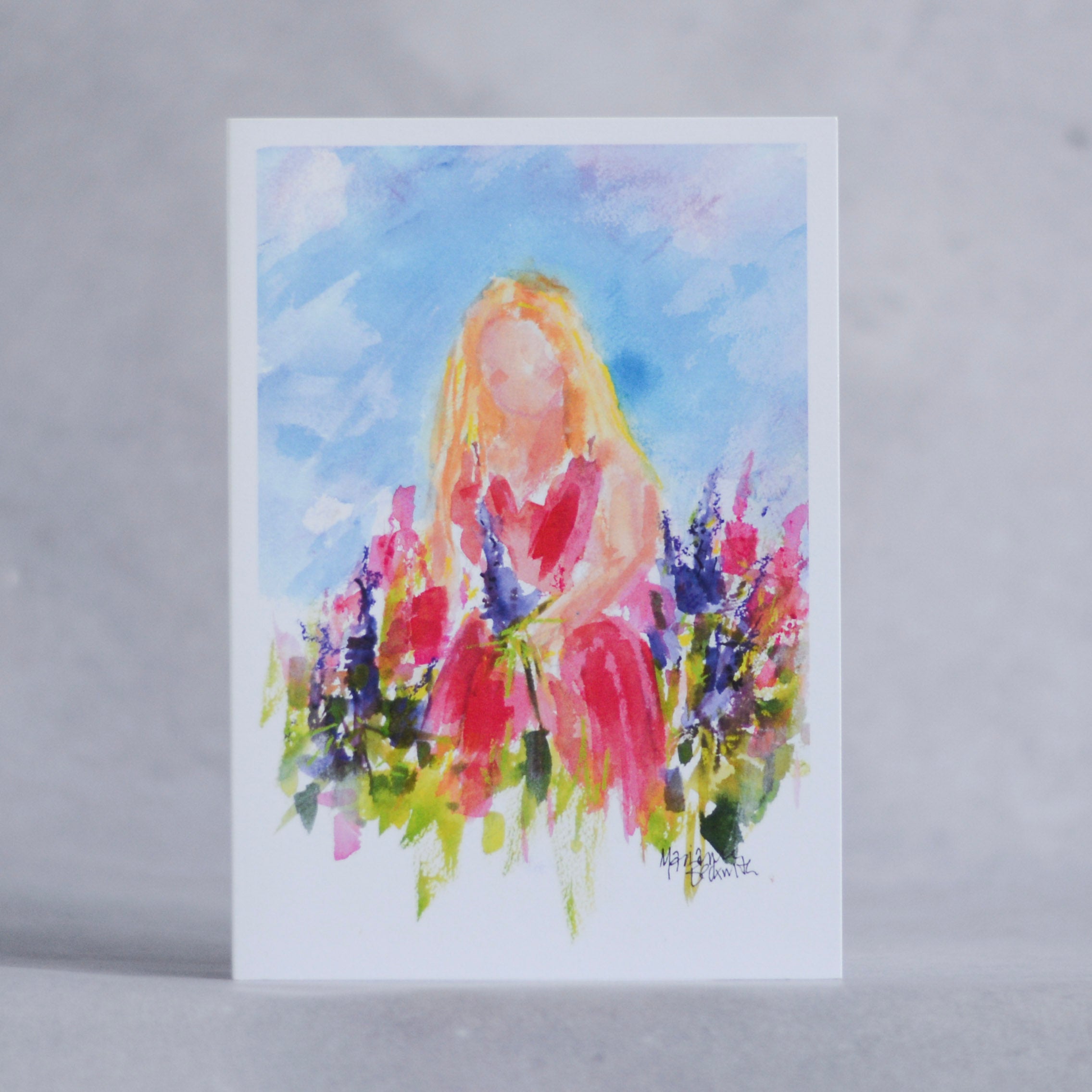Girl in Flowers