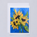 Blue Sunflowers 02